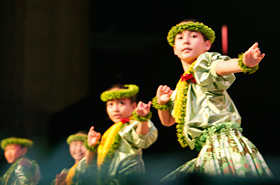 Halau Hula Olana's Keiki Hula (Children Hula)considered one of the best keiki hula groups in Hawaii.