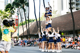 Opening performances were enjoyed by the crowd prior to the beginning of the Grand Parade.