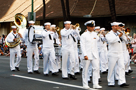 The U.S. Navy Pacific Fleet Marching Band