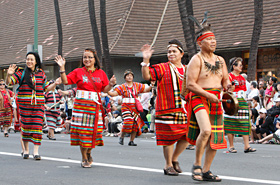 The detailed designs on the embroidery of the native costumes of the Philippines is a form of art in itself.