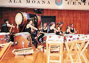 Taiko performance at Ala Moana Center