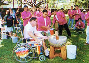 Mochi-tsuki（Rice-cake making）