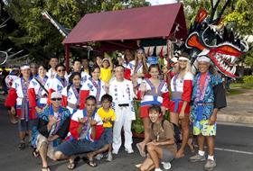 Chibikko Daijayama and Honolulu Daijayama volunteers.