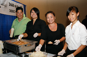 Staff from 3660 on the Rise, one of Honolulu's top restaurants that receive awards for their excellent cuisine and service each year.