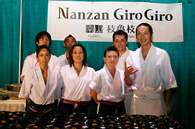 Honolulu's newest Japanese restaurant, Nanzan Giro Giro, participating for the first time, of course.