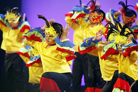 The young dancers of Montessori de Cagayan from the Philippines. Such amazing dance movements and expressions left the adults speechless.