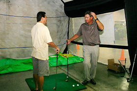 Golf lesson by Brian Mogg, professional golf coach to PGA and LPGA golfers.