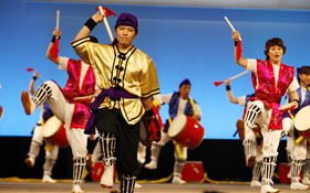 The sound of Charle Morimoto Families' taiko vibrated to the core of each spectator's body.