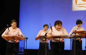 Music Line Kotomu performing on the big stage. Such a wonderful performance, all their hard work and practice definitely paid off.