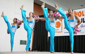 Dance Junction Hawaii is a popular dance group in Honolulu. They were in sync and their performance was magnificent.