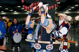 The Ainu prayer, as if speaking to haven.