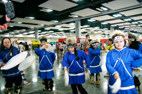 The dance of the Yup'ik group who mainly live in the southwestern part of Alaska.