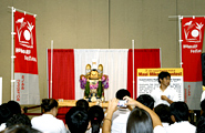 The students will carry their mikoshi in the Grand Parade