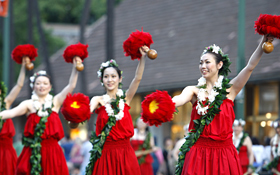 Many hula halau from various regions of Japan participate.