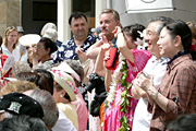 Audience at Waikiki Beach Walk