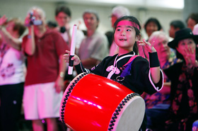 Spectators enjoyed having the performers get close to them off the stage.