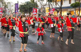 The dancers at the Grand Parade on March 15th. The result of all the practices was displayed magnificently.