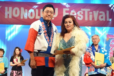 Yasuko Shimizu and Her Fellow Singers(18th Honolulu Festival Participant)