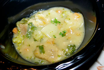 Jidori Chicken Stew with Black Pepper Gravy(地鶏のシチュー)