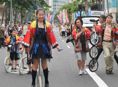 Chigasaki-City Unicycle Japan Champion UCHIDA Sister & Brothers / 茅ヶ崎市Unicycle 全日本Jr.チャンピオン 内田Sister ＆ Brothers