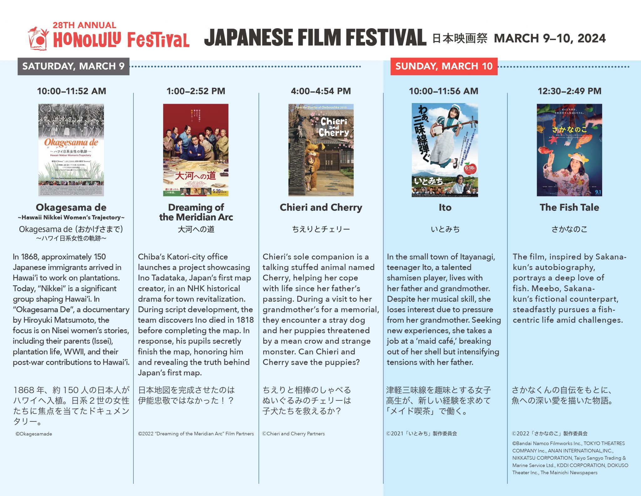 Japanese Film Festival Honolulu Festival